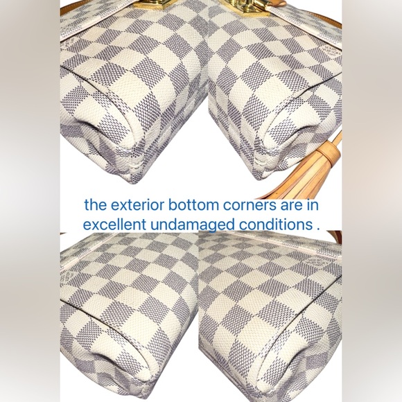 158 Preloved  Louis Vuitton LV Croisette in Damier Azure - Picture 6 of 11